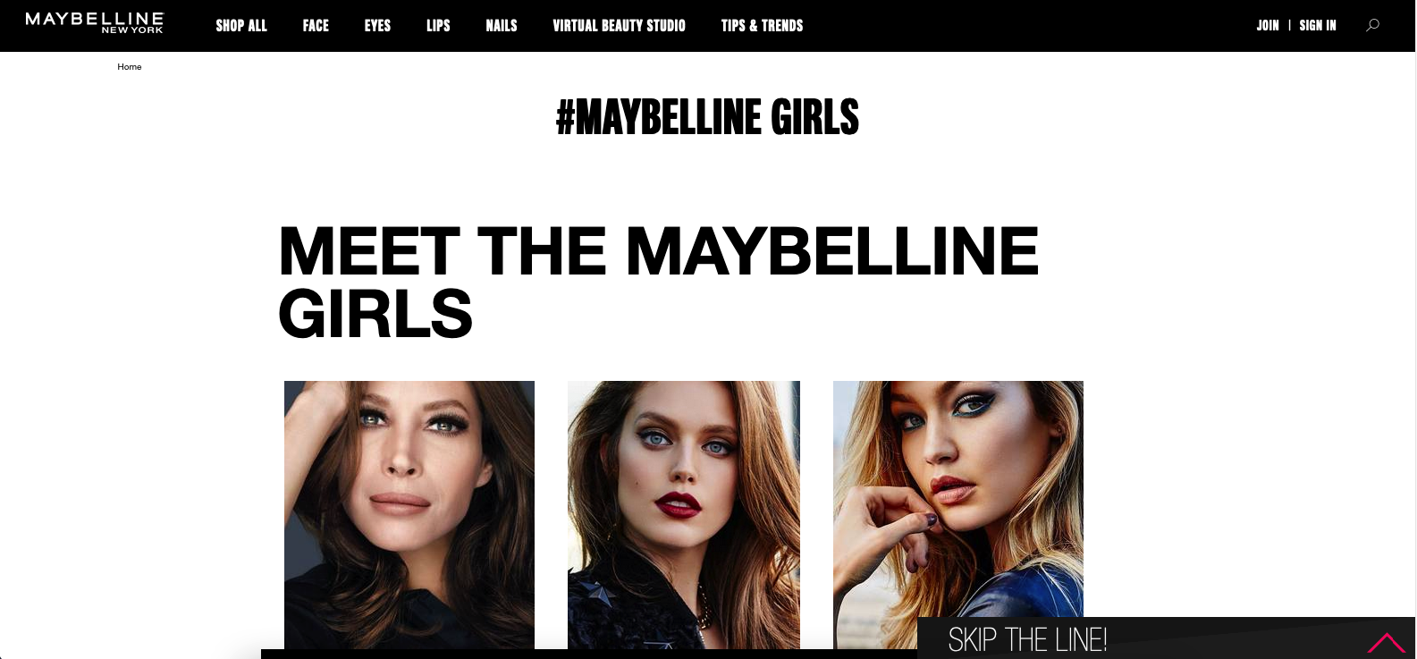 Maybelline brand ambassador program