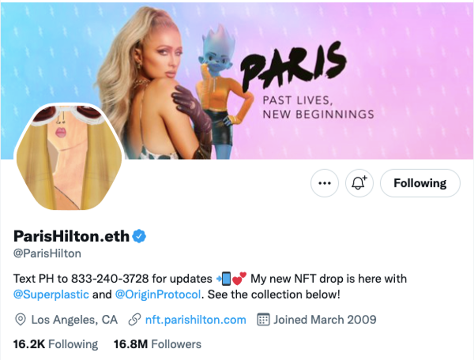 paris hilton twitter