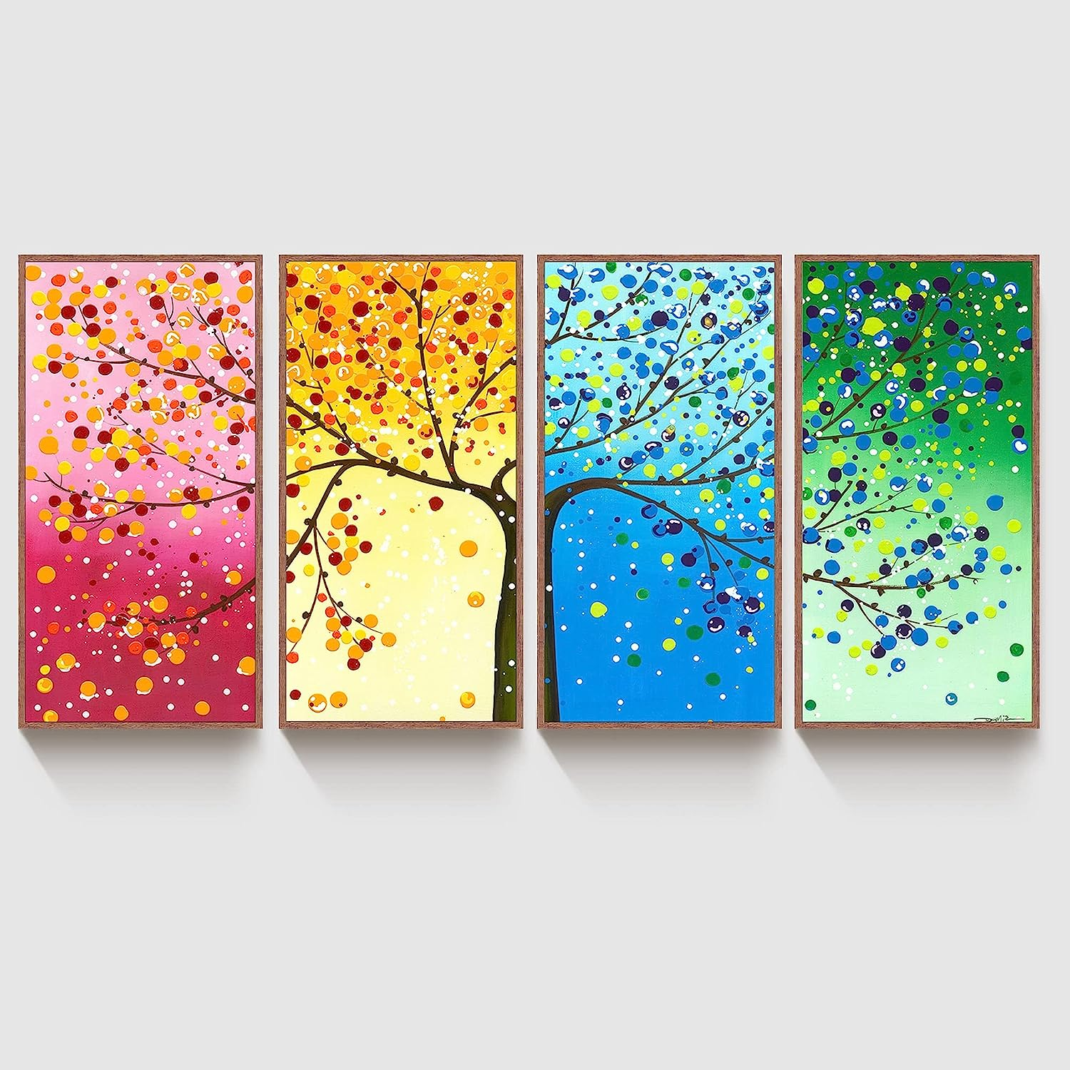 4 seasons tree artwork