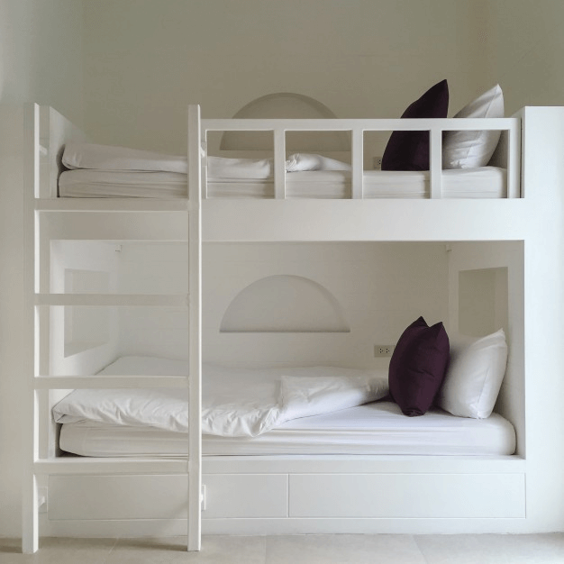 Mẫu giường tầng đơn bằng gỗ 1