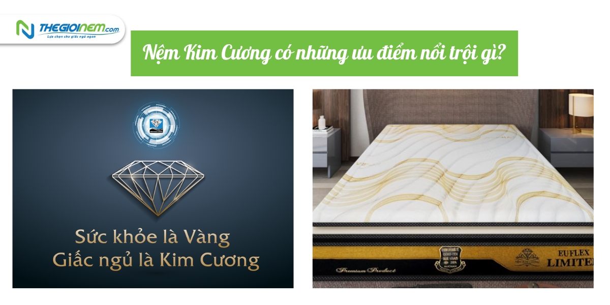 Đại lý nệm Kim Cương Nha Trang chính hãng giá rẻ | Thegioinem.com