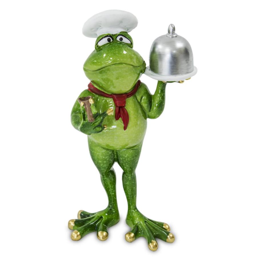 Figurka żaba kucharz - wysokość 19 cm - Elmeri