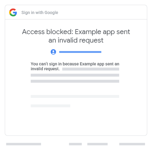 Acesso bloqueado: o app de terceiros usa um método OAuth sem