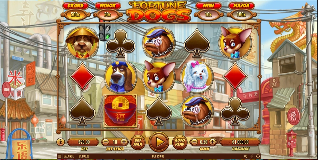 Fortune Dogs slot screenshot