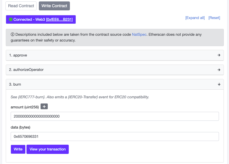 Kontrak staking