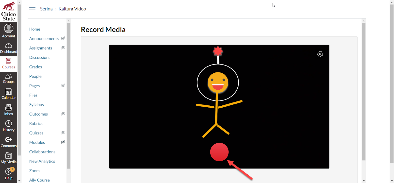 record record button highlighted