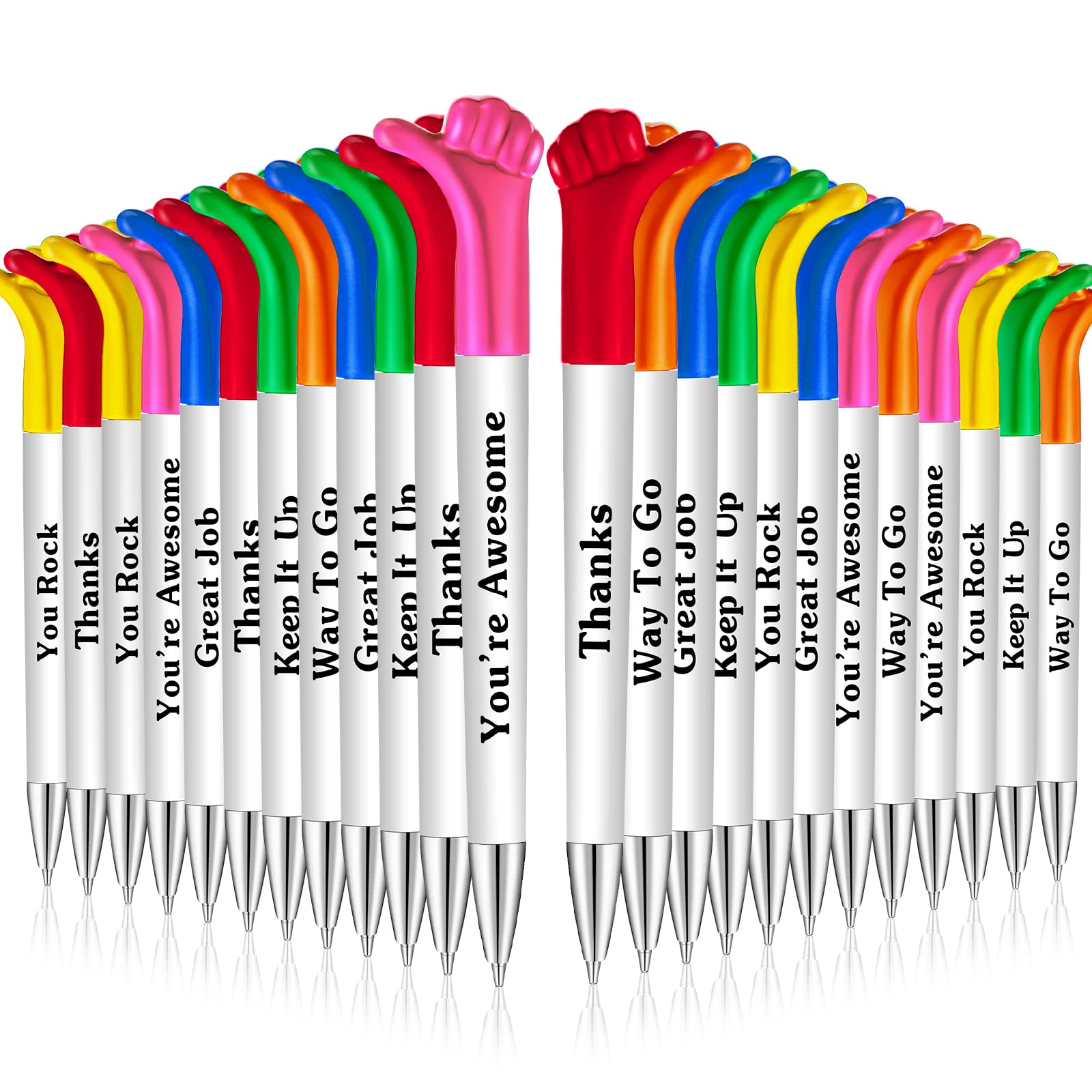 Woanger Inspirational Quotes Thumbs up Pens