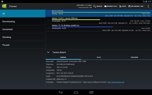Download tTorrent Lite - Torrent Client apk