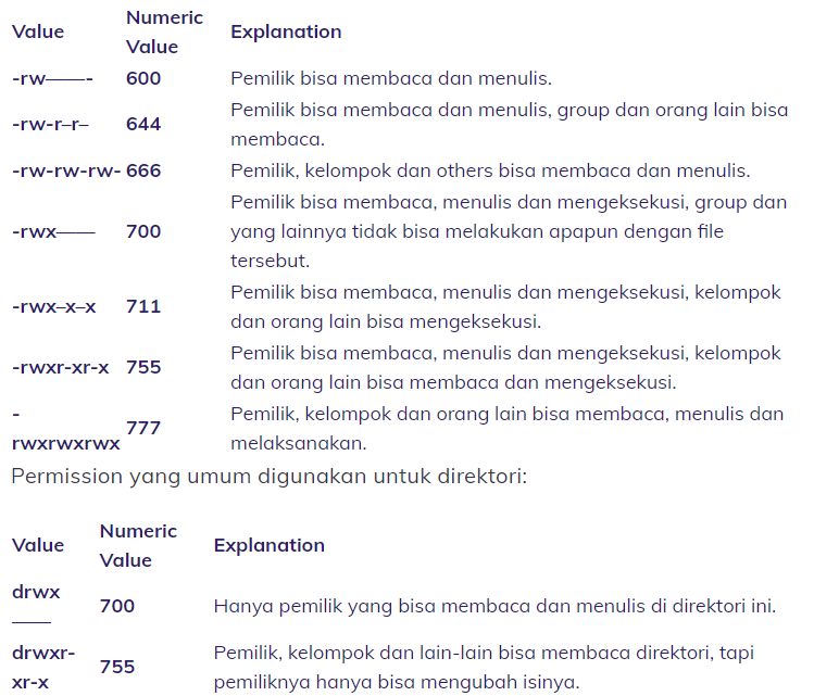 CHMOD: Pengertian, Fungsi, dan Perintahnya