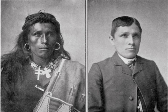 This photo shows what assimilation had in mind for Native people