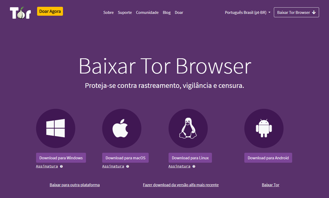 Desbloqueie sites com uma VPN, Tor ou Proxy