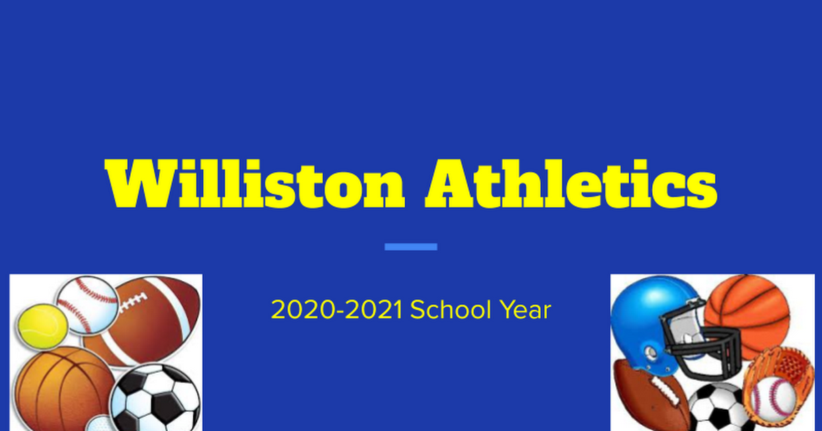 Williston Athletics 2020-2021