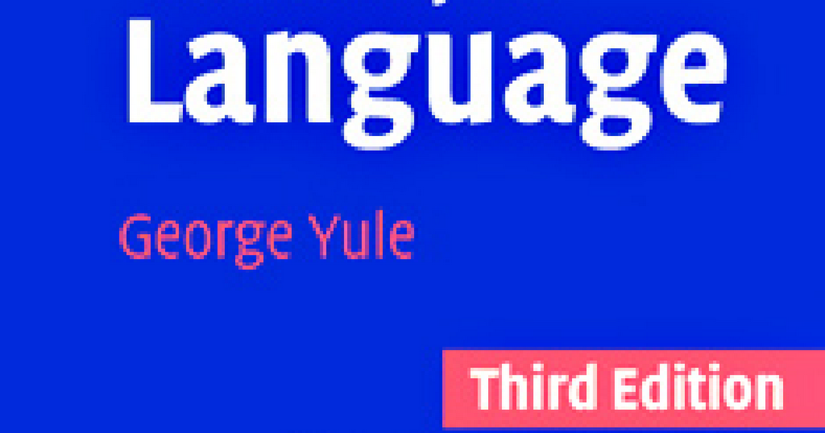 The Cambridge Encyclopedia Of Language 3rd Edition Pdf