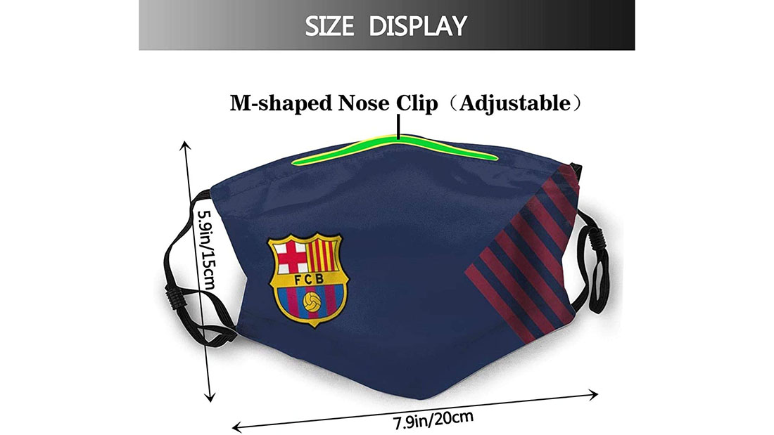 sports barcelona adjustable earloop face cover new year gifts for corporate clients