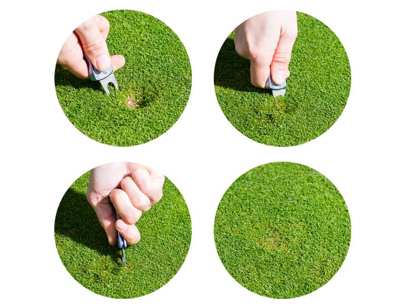 repair a pitch mark