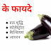 बैंगन से होने वाले फ़ायदे