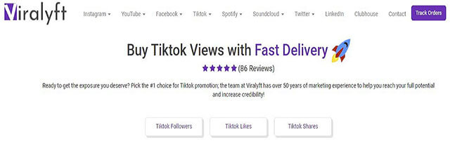 Tool tăng view Tiktok - Viralyft