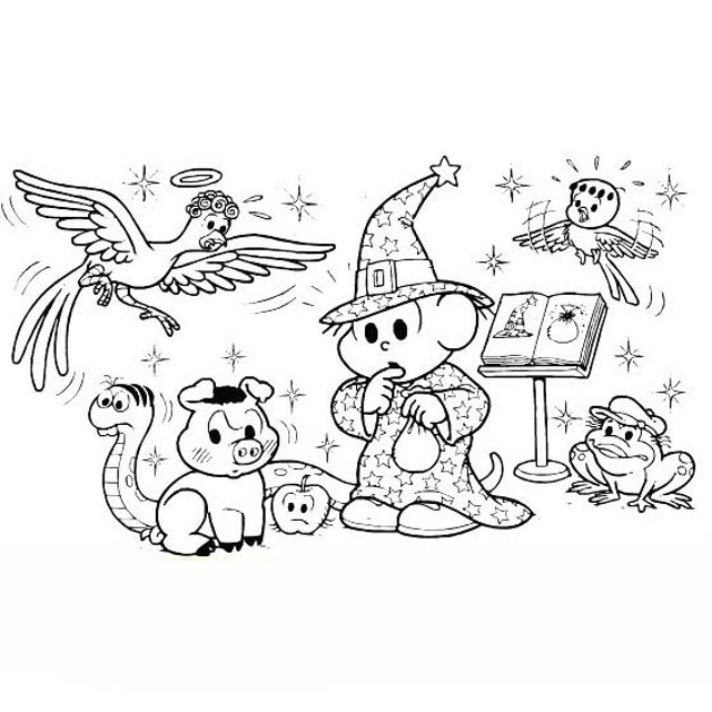 Muitos desenhos de Halloween ou dia das bruxas para pintar, colorir,  imprimir! - ESPAÇO EDUCAR DESENHO…