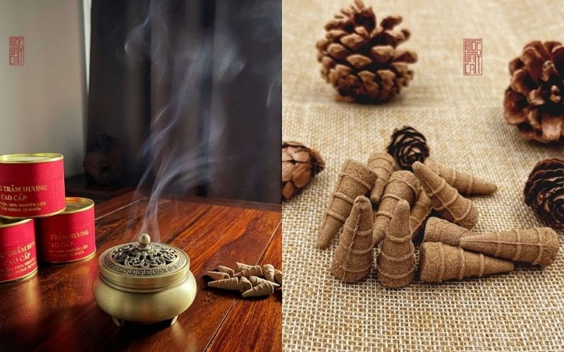 Có hai cách chính để đốt nhang nụ trầm hương hiệu quả