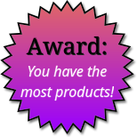 Award for having the most products