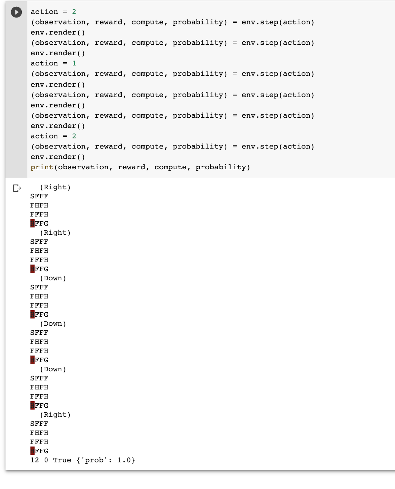 Dynamic Programming For Frozen Lake Environment 14