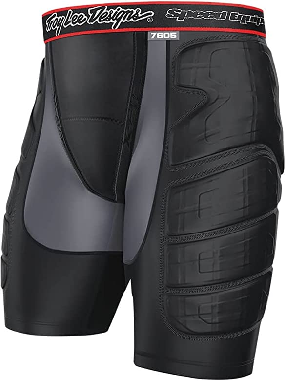 Mountain bike armored shorts like these are not an essential item on your list of body armor requirements but they can help to make your ride more comfortable. 