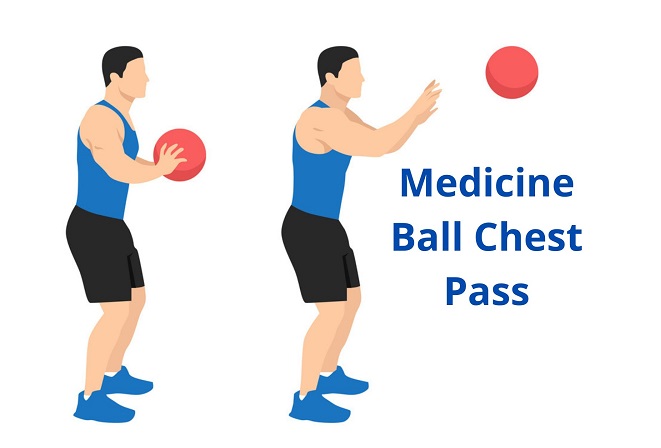 10. Medicine Ball Chest Pass