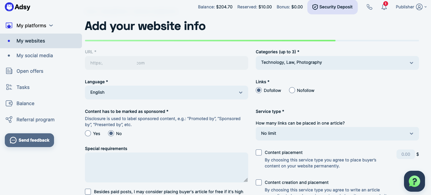 monetize website