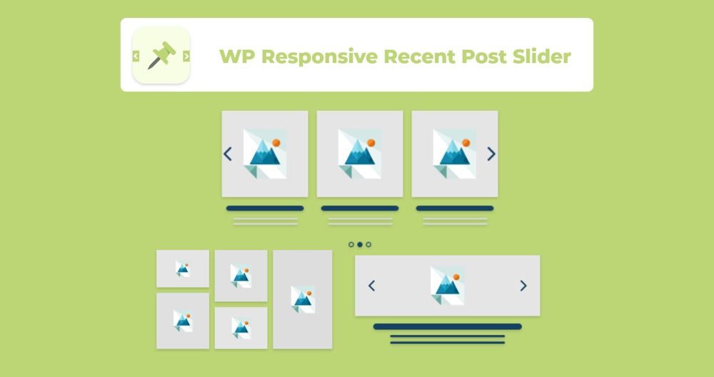 Controle deslizante de postagem recente responsivo do WP