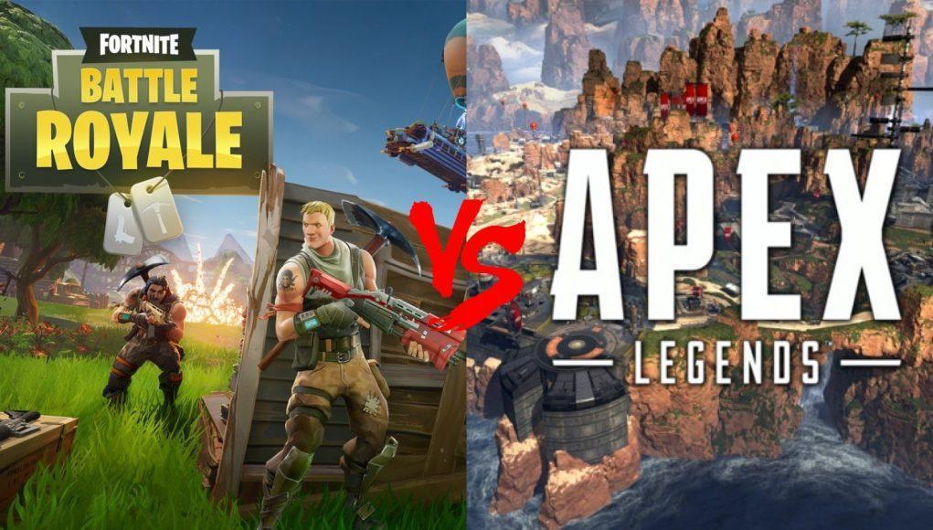 Káº¿t quáº£ hÃ¬nh áº£nh cho Fortnite vÃ  Apex Legends