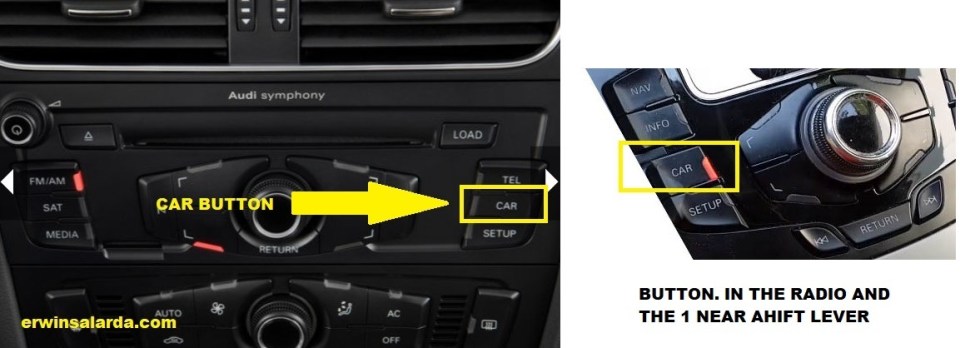 AUDI A4 CAR BUTTON