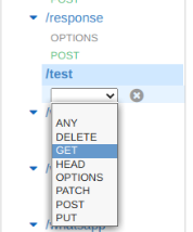 actions dropdown menu