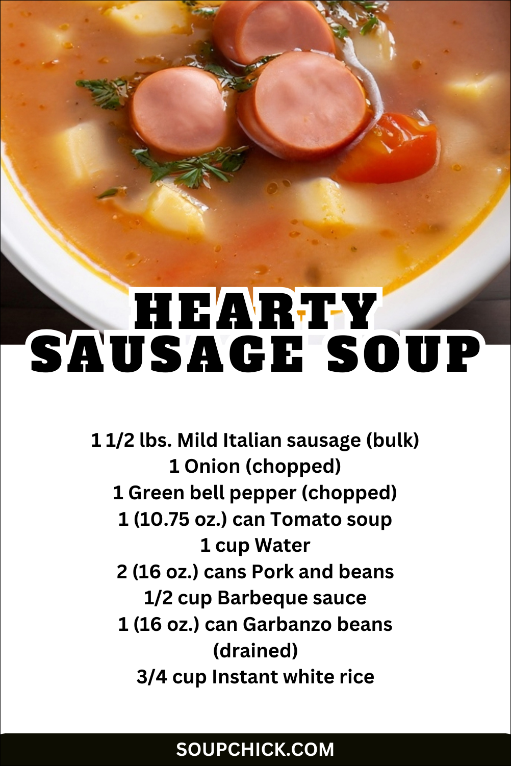 Hearty Sausage Soup