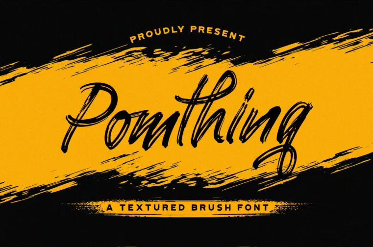 pomthing font