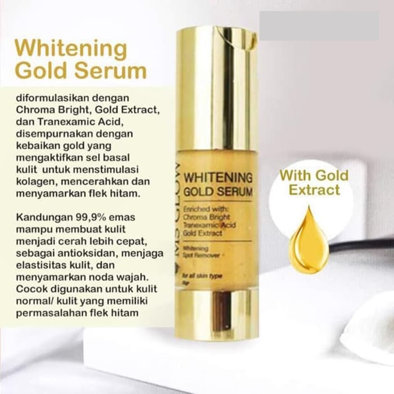 MS Glow Whitening Gold Serum