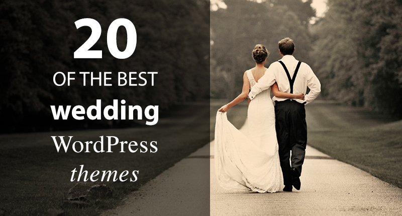 Os melhores temas de casamento para WordPress
