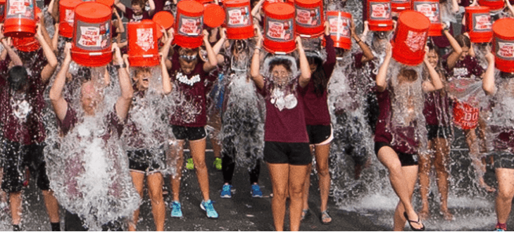 ALS Bucket challenge UGC marketing campaign