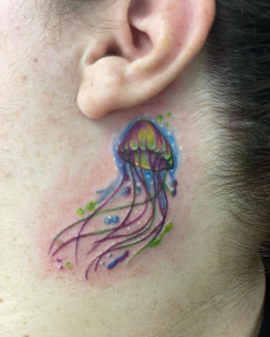Small Jellyfish Tattoo Design