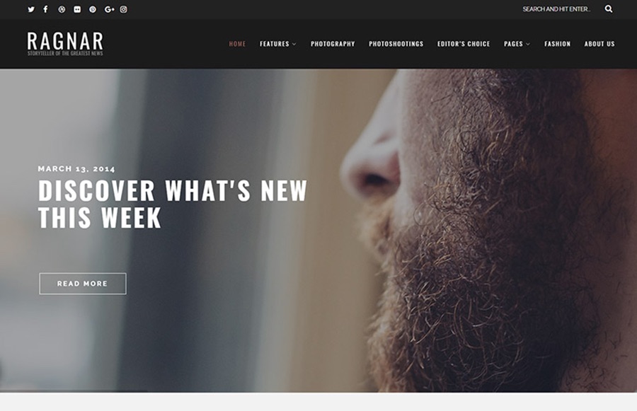 Tema WordPress Ragnar Bold