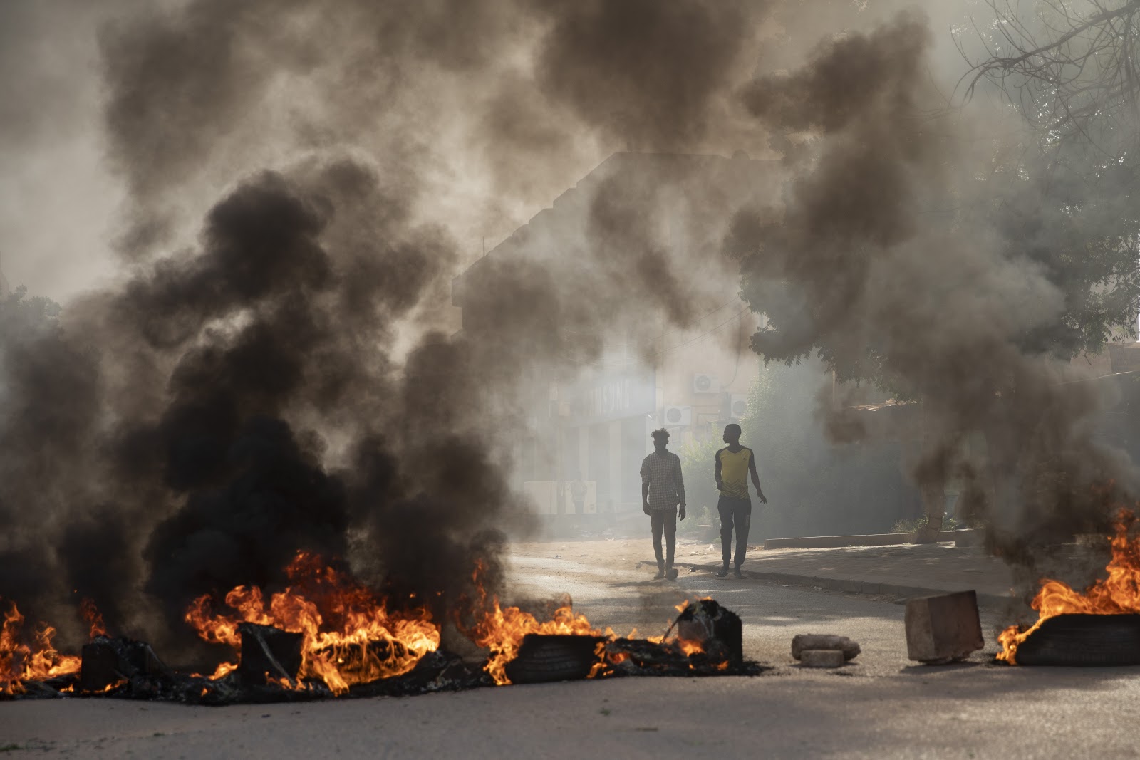 A demonstration against the current regime in Khartoum last October