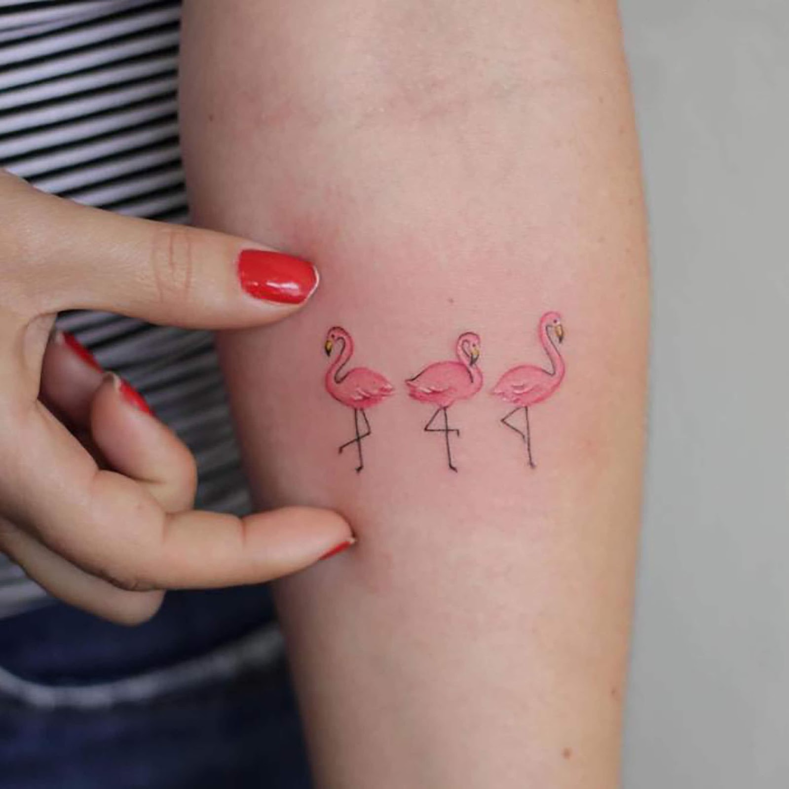 Flamingo Family Temporary Tattoo Waterproof Standing - Etsy