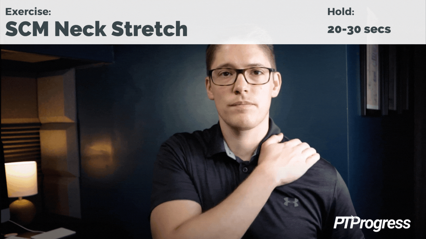 tech neck stretch