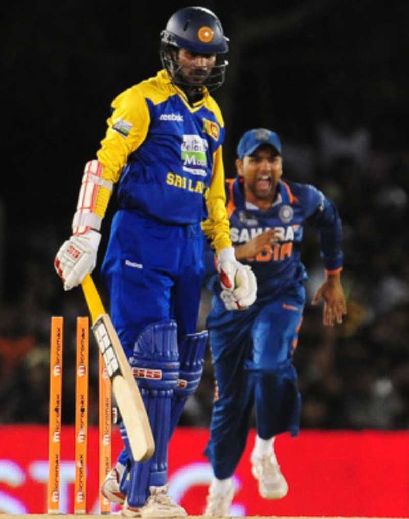 Disappointed Tharanga after getting out