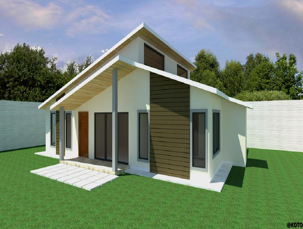 desain rumah kayu