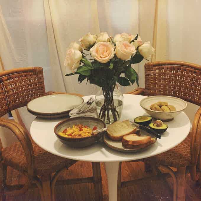 Ackee & Boiled Plantains Dinner - from a failed relationship (still delicious, still romantic)