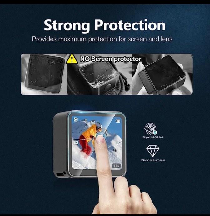 Amazing Gopro Hero 9 & 10 Screen & Lens Protectors