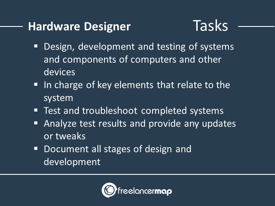 Roles and responsibilities of a hardware designer