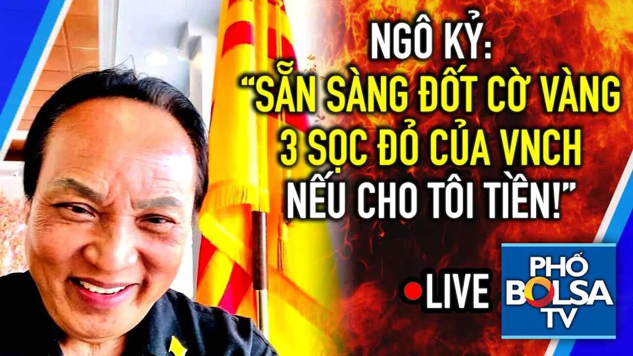NỖI NHỤC VONG BẢN CỦA LỰC LƯỢNG QUƠ CỜ VÀNG BA SỌC ĐỎ Ở HẢI NGOẠI 