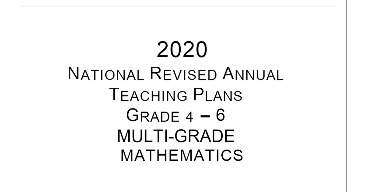 REVISED MATHEMATICS MULTIGRADE ATP GR 46.docx Google Docs