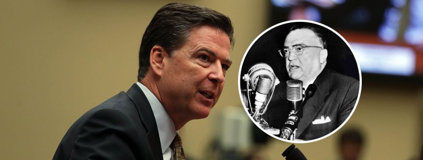 Billedresultat for comey hoover